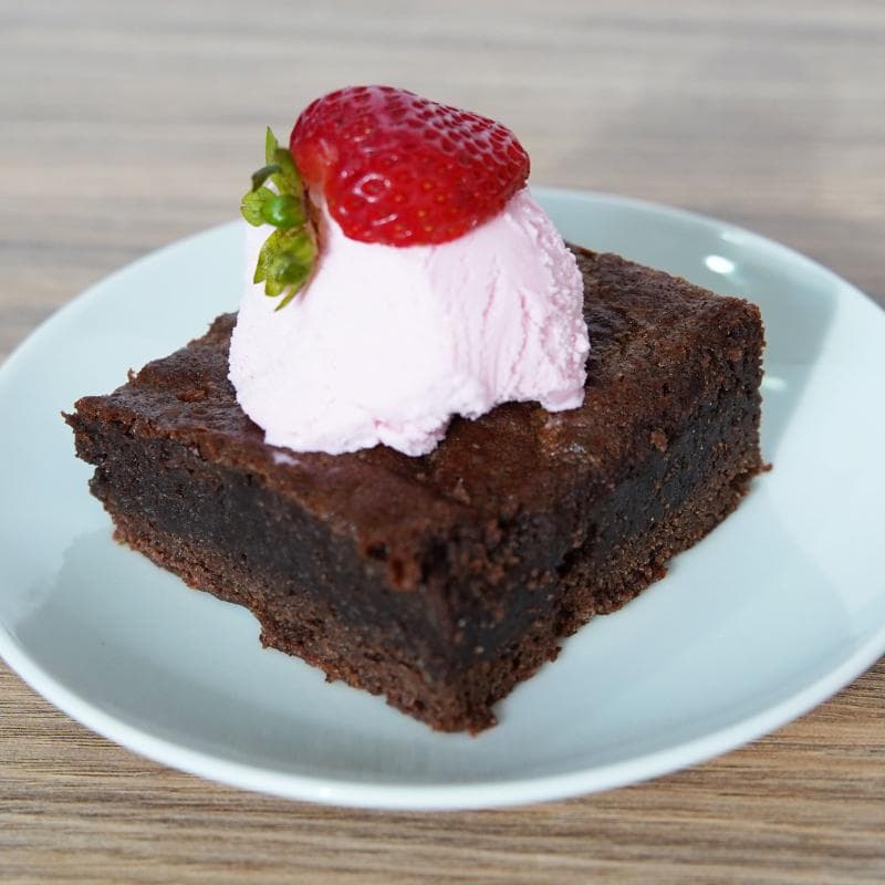 Brownie con Helado
